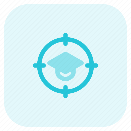 Target, university, goal, focus, education icon - Download on Iconfinder