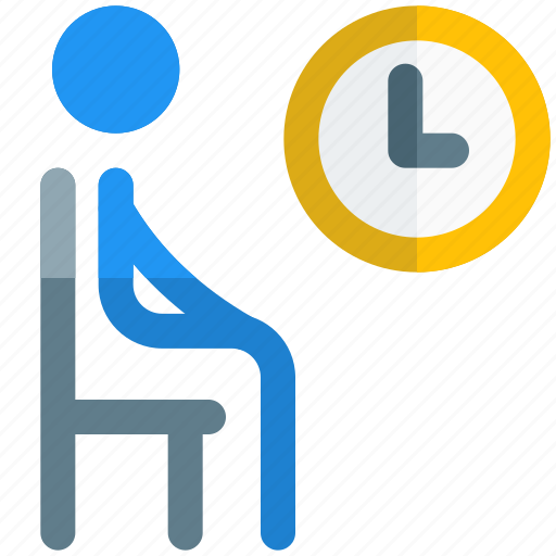 Waiting, school, sitting, chair, student icon - Download on Iconfinder