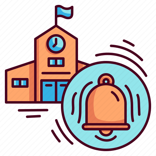 Bell, alarm, education, notification, school icon - Download on Iconfinder