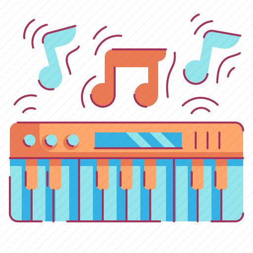 Music, musical, song, piano, electone icon - Download on Iconfinder