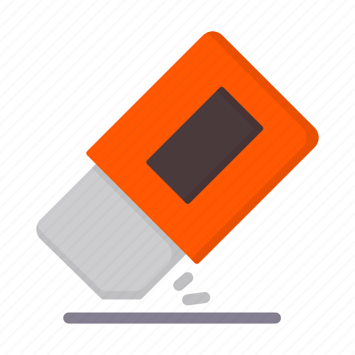 Eraser, rubber, erase, school, education icon - Download on Iconfinder