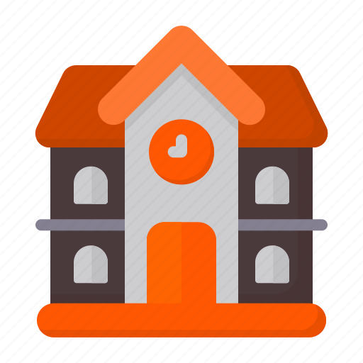 School, building, education, construction icon - Download on Iconfinder