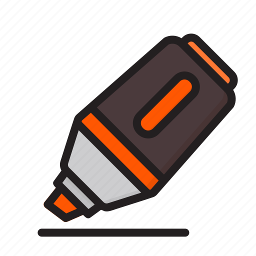 Highlighter, highlight, education, school icon - Download on Iconfinder
