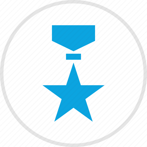Honor, medal, ribbon, star icon - Download on Iconfinder
