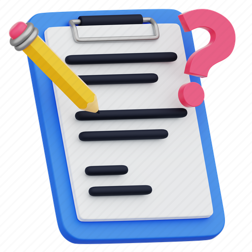 Quiz, exam, school, question, questionnaire, education, paper icon - Download on Iconfinder