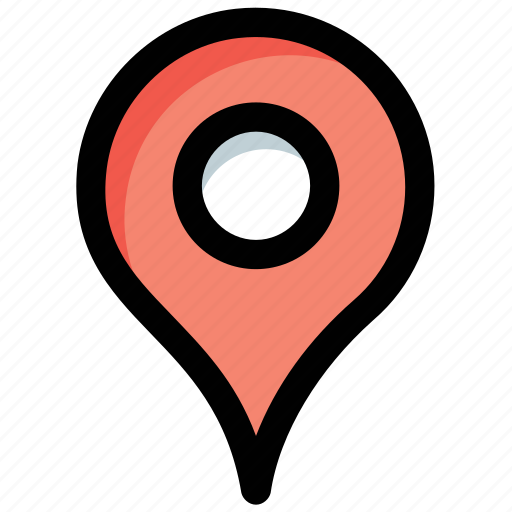 Gps, location pin, map pin, map positioning, placeholder icon - Download on Iconfinder