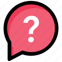 chat bubble, chat support, faq, frequently asked questions, questionnaire 