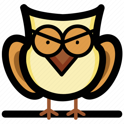 Bird, intelligence, owl, wisdom, wise owl icon - Download on Iconfinder