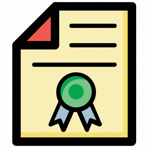 Certificate, degree, diploma, licence, school certificate icon - Download on Iconfinder