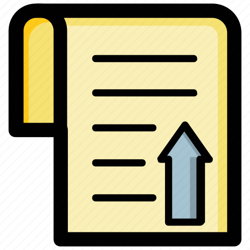 Article, document, export file, file upload, text file icon - Download on Iconfinder