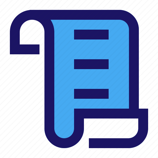 Paper, receipt, script icon - Download on Iconfinder