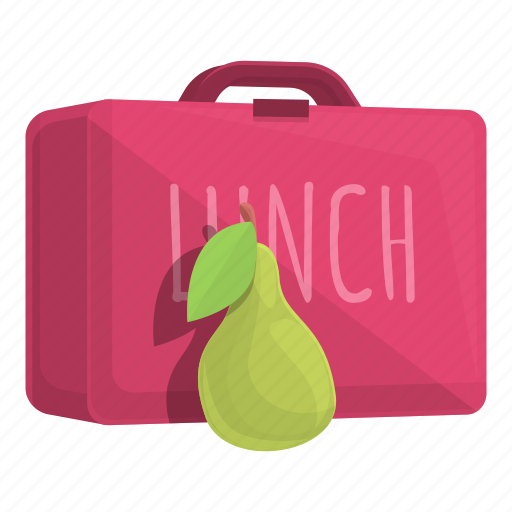 School, breakfast, green, pear icon - Download on Iconfinder