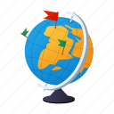 globe, countries, geography, education