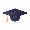 wisdom, university, graduation hat, education