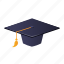 wisdom, university, graduation hat, education 