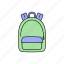 backpack, bag, rucksack, school 