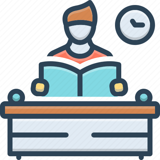 Learning, educate, perusal, education, read out, academic work, gain knowledge icon - Download on Iconfinder