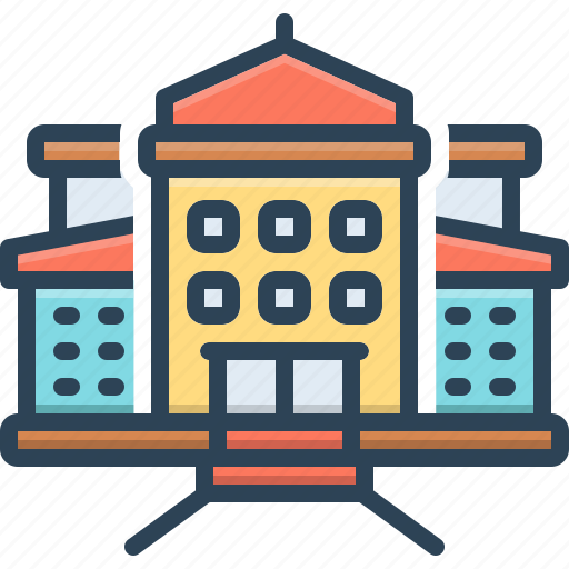 University, college, learning center, institute, education, learning, seminary icon - Download on Iconfinder