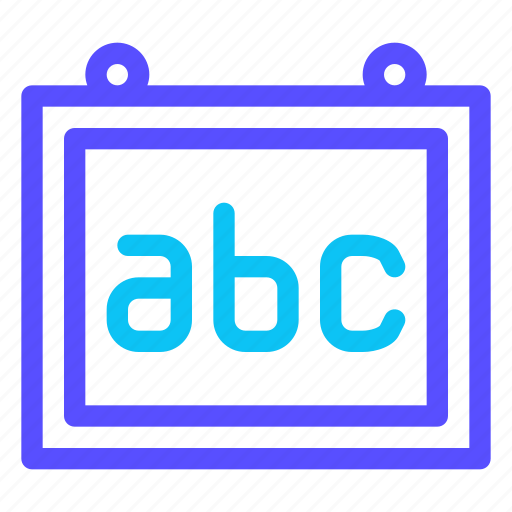 Whiteboard, alphabet icon - Download on Iconfinder