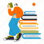 student, reading, interesting, book, education, university, school, learning, library, study 