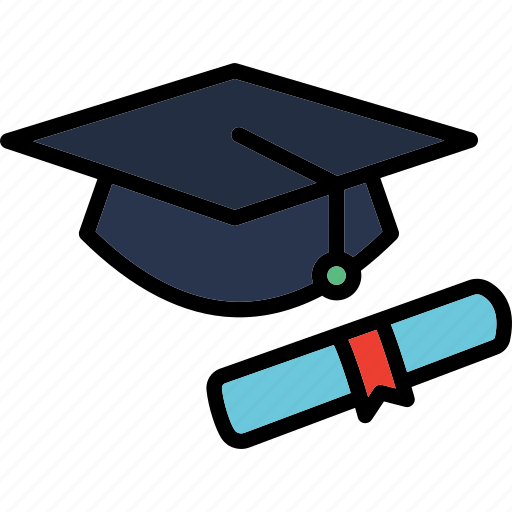 Degree, certificate, degree cap, diploma, graduation cap, scholarship hat icon - Download on Iconfinder