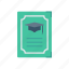 achievement, certificate, degree, document 