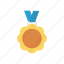 achievement, award, medal, prize 