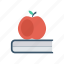 apple, book, education, study 