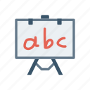 alphabet, board, presentation, teaching