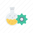beaker, chemistry, lab, setting