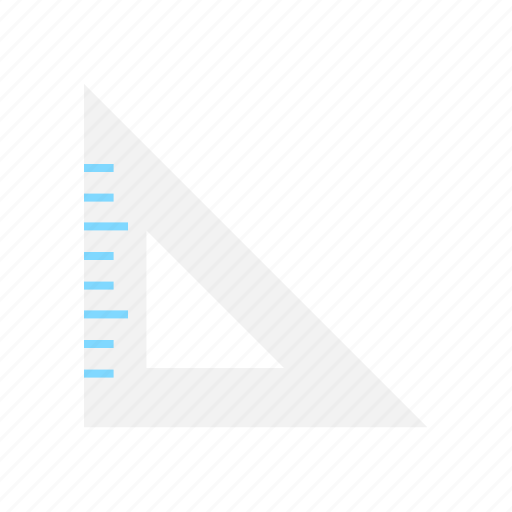 Education, learning, office, ruler, school, tool, triangle icon - Download on Iconfinder