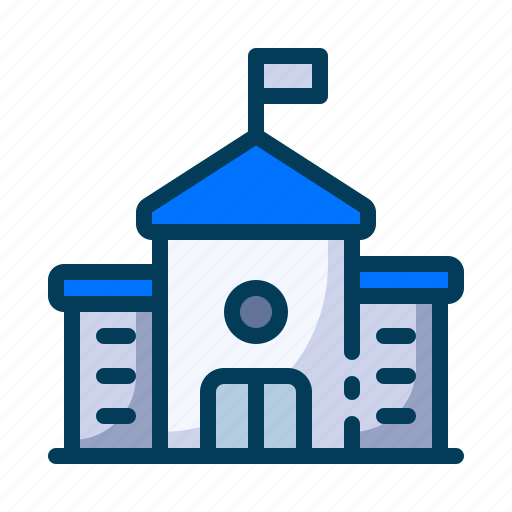Building, college, education, learning, school, student, university icon - Download on Iconfinder