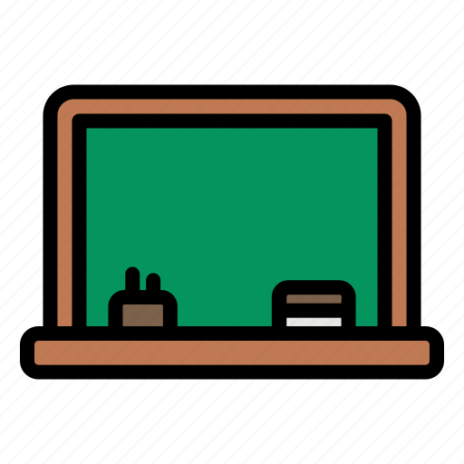 Chalkboard, education, blackboard, chalk, classroom, school, learning icon - Download on Iconfinder