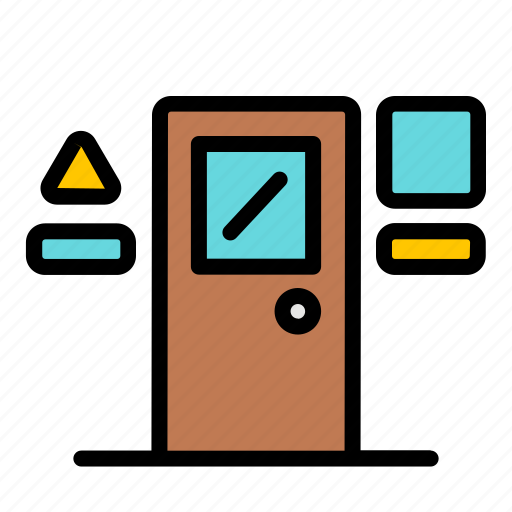 Door, education, school, class, classroom, university, lesson icon - Download on Iconfinder