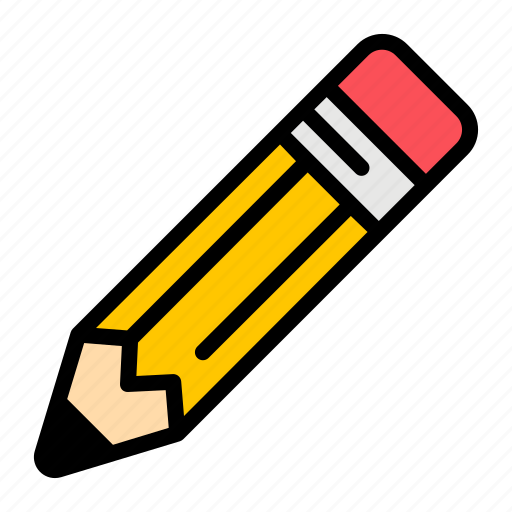 Pencil, drawing, art, school, education, draw, writing icon - Download on Iconfinder