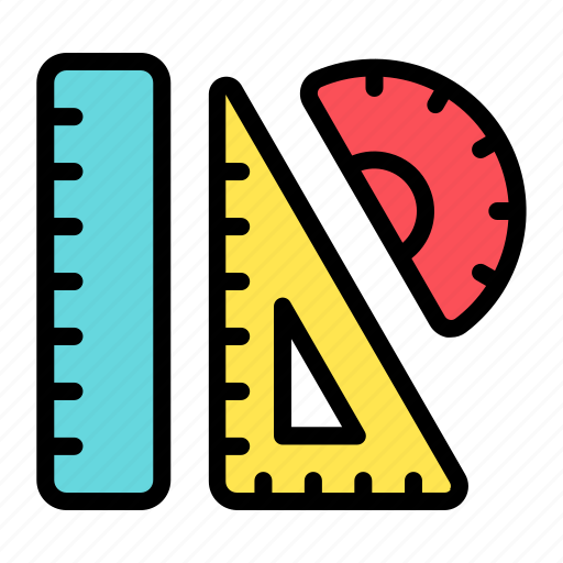 Ruler, scale, size, measure, measurement, education, length icon - Download on Iconfinder