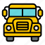 school, bus, education, transportation, yellow, student, transport 