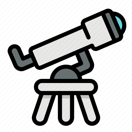 Telescope, space, science, astronomy, universe, tripod, star icon - Download on Iconfinder