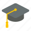 mortarboard, college, hat, school, education, graduation, graduate 