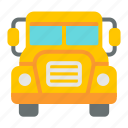 school, bus, education, transportation, yellow, student, transport, travel
