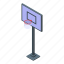 basketball, isometric