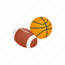 ball, basketball, competition, isometric, rugby, sport, team