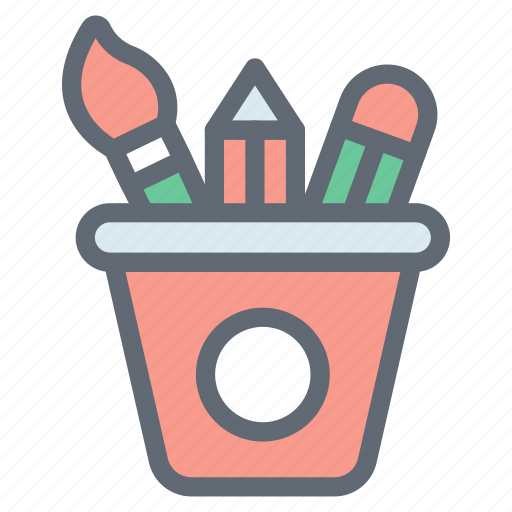 Drawing, paint, dye, many, set, oil icon - Download on Iconfinder