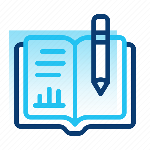 Book, education, homework, learning, school, student, write icon - Download on Iconfinder