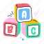 alphabet blocks, abc blocks, early education, learning blocks, basic english 