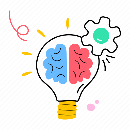 Masterminding, creative mind, skill development, brainstorming, innovation sticker - Download on Iconfinder