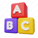 cube, alphabet, children, game, letter, toy, kindergarten