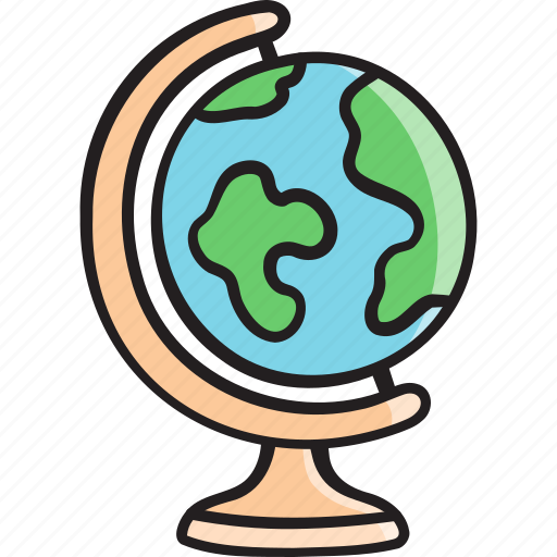 Globe, earth, geography, map, world, education icon - Download on Iconfinder