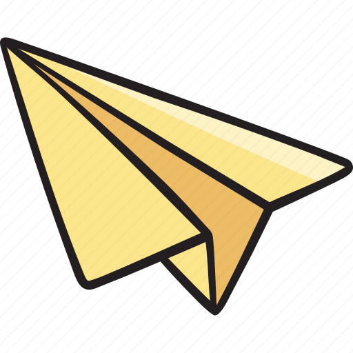 Paper plane, origami, toy, paper folding, paper craft icon - Download on Iconfinder