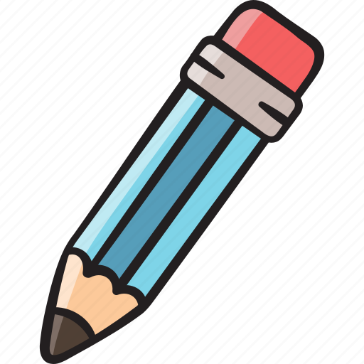 Pencil, stationery, writing tool, drawing tool, art tool, school material icon - Download on Iconfinder